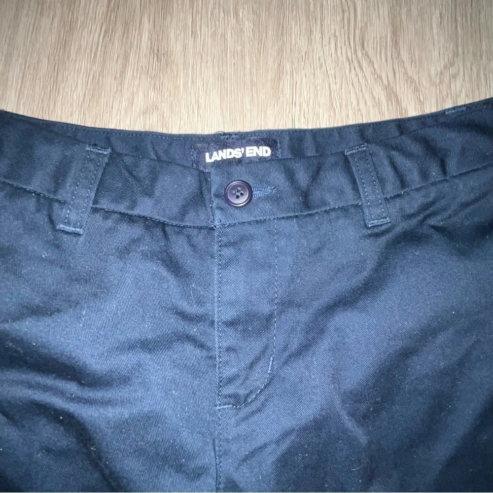 Lands' End Navy Blue Chino Shorts